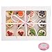 YunKo 6 Pack Dozen Cupcake Boxes White Cupcake Containers with Window Fit 12 Cupcakes or Muffins - Image 2