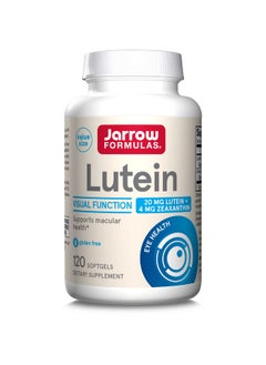 jarrow formulas Lutein 20 Mg With 4 Mg Zeaxanthin 120 Softgels Supports Eye  Macular Health  Visual Function Dietary Supplement 120 Servings  - Image 1
