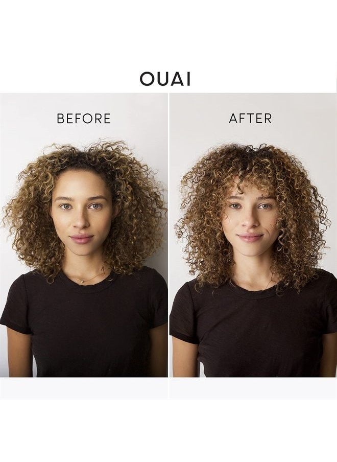 Ouai - Curl Crème, The Universal Crème for All Curl Types, North Bondi Scented (8 Fluid Ounces) - Image 1
