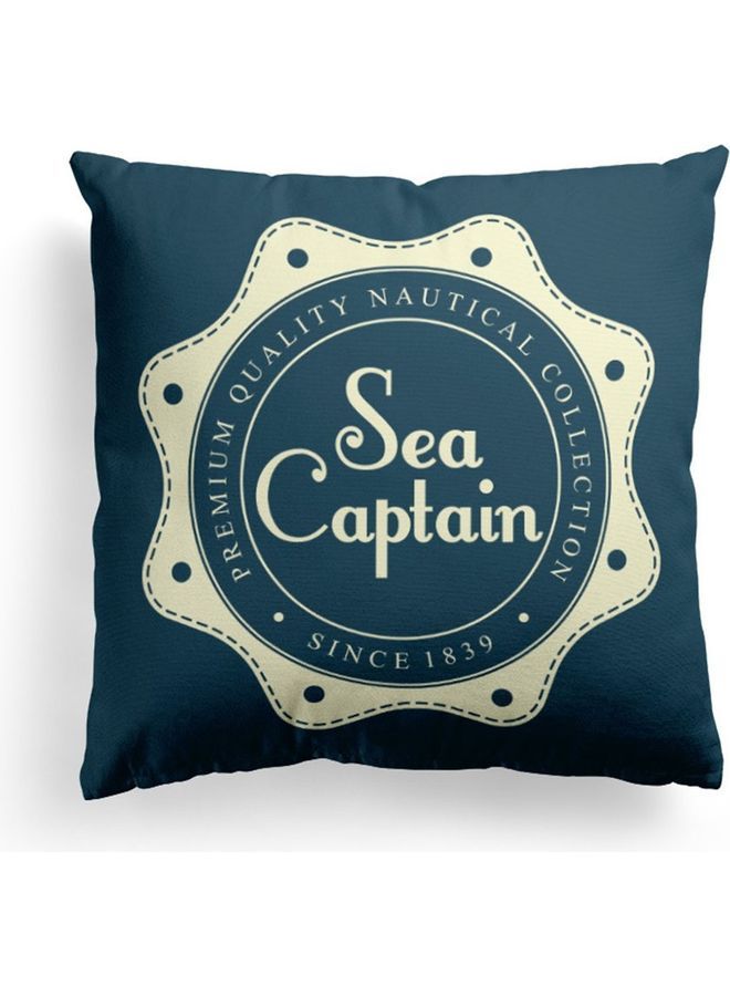 NIBEMINENT Printed Cushion Cover Blue/Beige