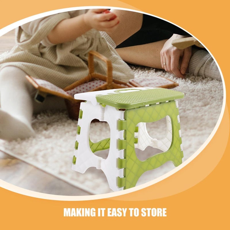 Folding Stool Portable Camping Chair Medium Size Non Slip Lightweight Outdoor Step Stool - Image 3