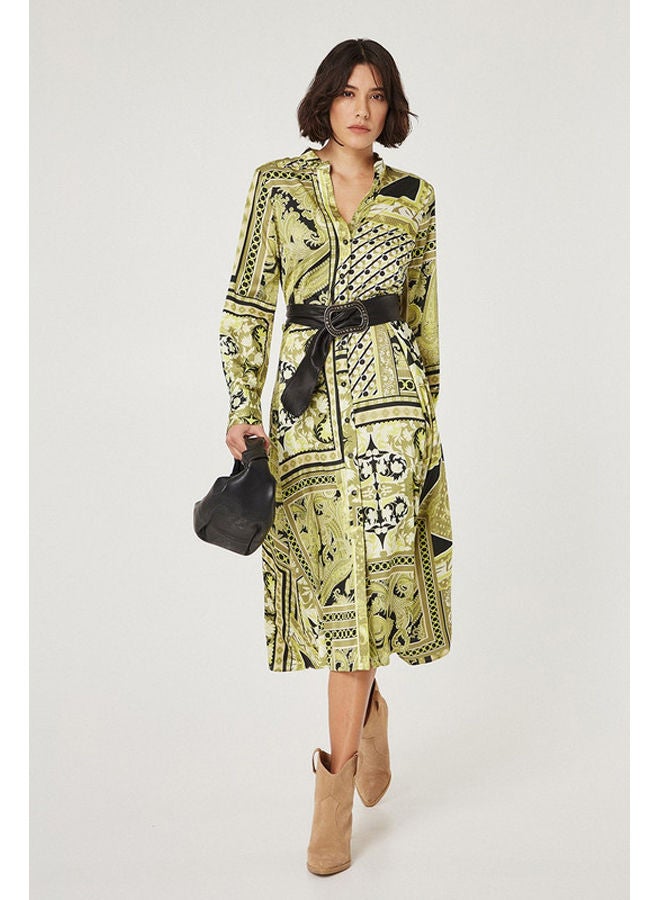 BSB Chemise printed dress with satin touch - Image 1