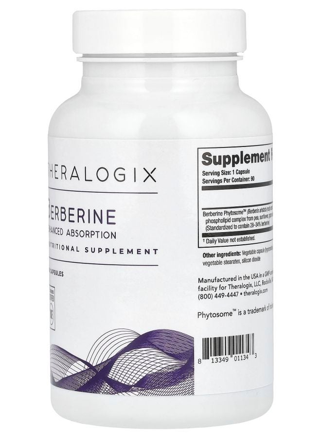 Theralogix الكابسولات المعززة ببرابرين 90 كبسولة (550 ملغ لكل كبسولة) - Image 2