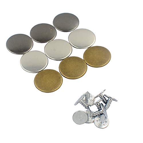 DGOL 6 Sets 2 inch Suspender Buckle & Tri-Glide Overall Buckles 3 Color With 9 Sets Copper Buttons Full Set - Image 4