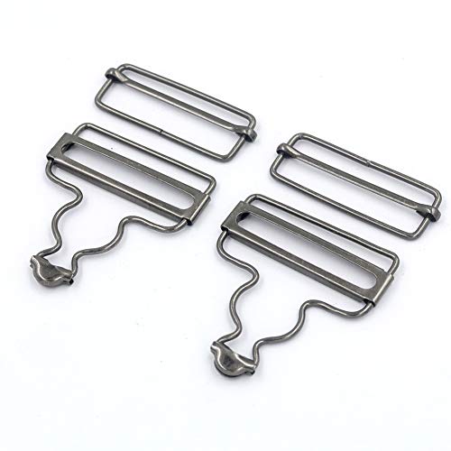DGOL 6 Sets 2 inch Suspender Buckle & Tri-Glide Overall Buckles 3 Color With 9 Sets Copper Buttons Full Set - Image 2