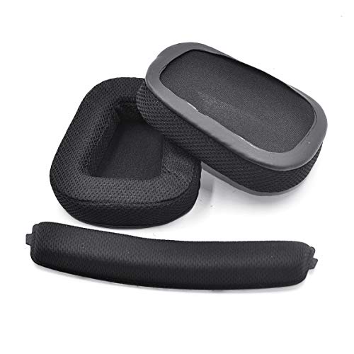 defean G933 G935 Ear Pads - defean Replacement Ear Cushion Earpads and Headband Compatible with Logitech G933 G935 G633 / g 933 g 935 g 633 Artemis Headphones (Fabric Ear Pads +Headband) - Image 5