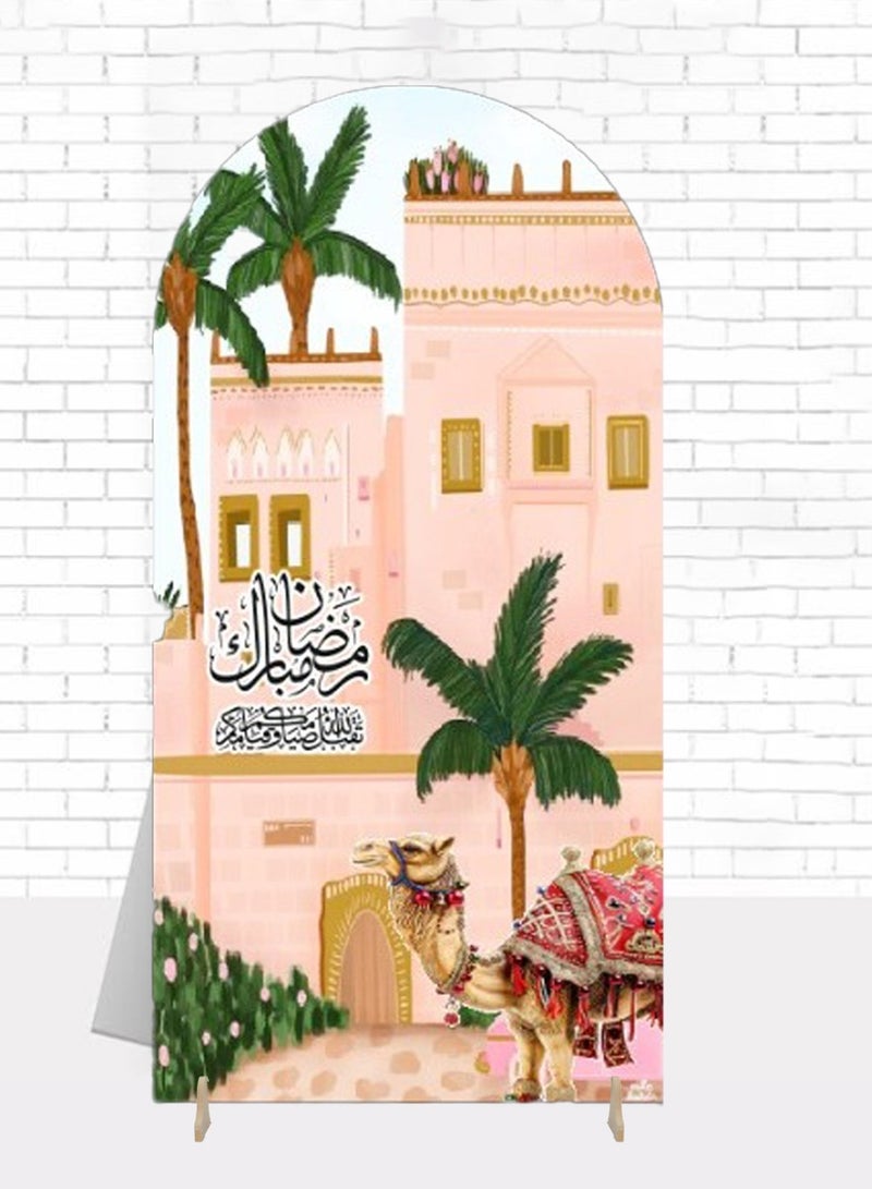 QUTOOB Home Decorations - Ramadan Decor Ramadan Wallpapers - Ramadan and Eid Decorations - Decoration Art and Wall Paper Decoration Stand For Reception, for Welcoming , for a Cozy and Inviting Atmosphere - Image 1