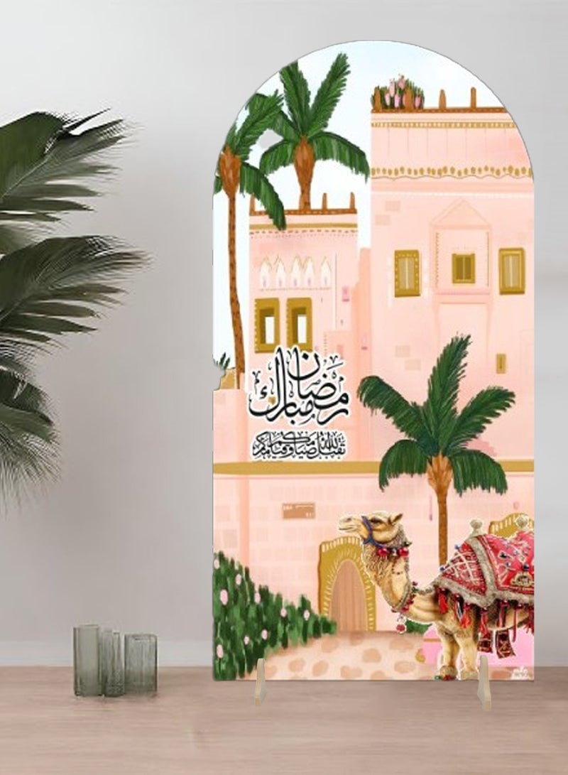 QUTOOB Home Decorations - Ramadan Decor Ramadan Wallpapers - Ramadan and Eid Decorations - Decoration Art and Wall Paper Decoration Stand For Reception, for Welcoming , for a Cozy and Inviting Atmosphere - Image 2