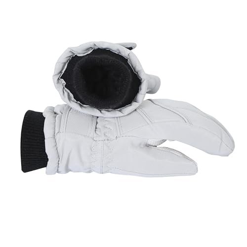 FabSeasons Nylon Unisex Warm Winter Gloves, Waterproof, Windproof for Hiking, Driving, Running & Outdoors, Fits for 3-5 Years Old Boys and Girls, Grey - Image 4