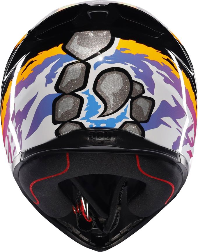 AGV K1 S Marco Bezzecchi 2023 Motorcycle Helmet Black/Pink/Yellow Sm - Image 5