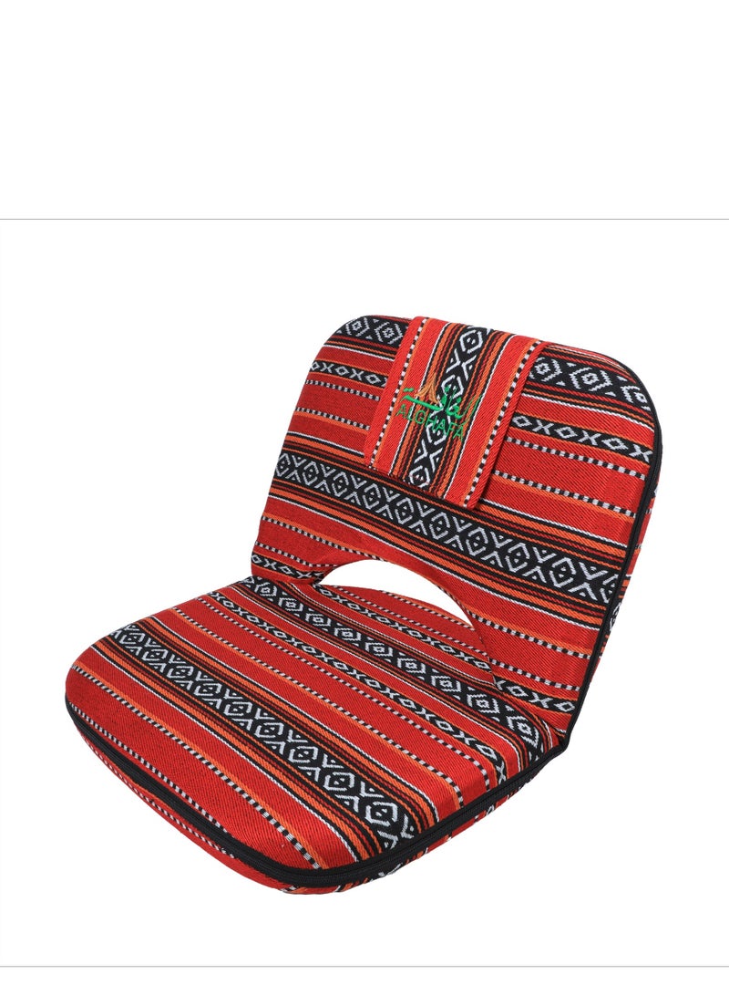 ALGHAFA Folding chair with backrest, comfortable movable backrest, for outdoor trips and camping , For adults and children  - Image 1