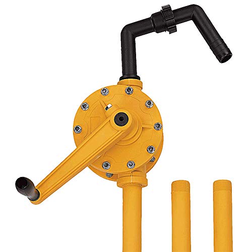 AFF مضخة برميل دوارة يدوية من بولي بروبيلين AFF مع محول 2" (مضمن)، تناسب براميل سعة 15 إلى 55 جالون، 8075 - Image 2