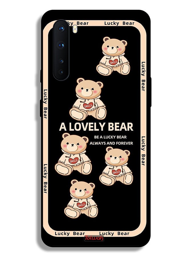 Tolwak غطاء حماية OnePlus Nord - دب لطيف - Image 2