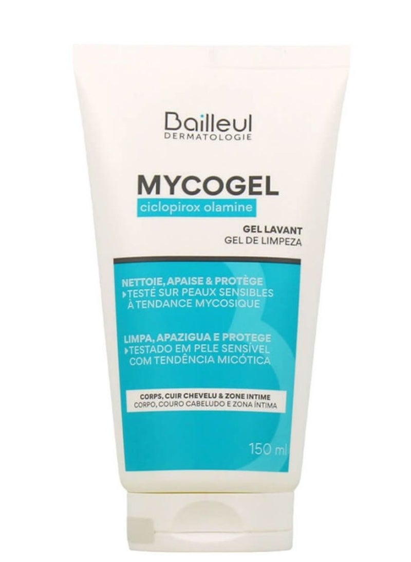 Biorga Mycogel Foaming Cleansing Gel for Sensitive Skin 150ml - Image 1