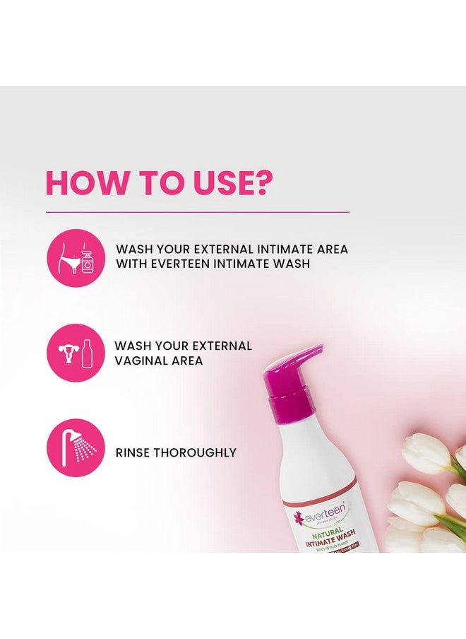 everteen - Witch Hazel Natural Intimate Wash For Feminine Intimate Hygiene In Moms - 1 Pack (210Ml) - Image 1