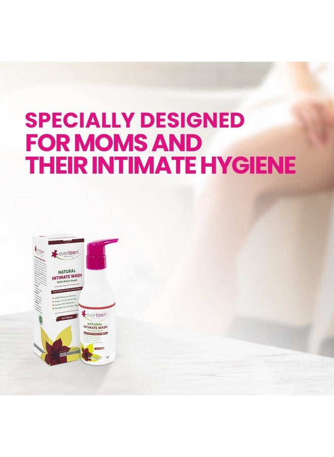 everteen - Witch Hazel Natural Intimate Wash For Feminine Intimate Hygiene In Moms - 1 Pack (210Ml) - Image 1