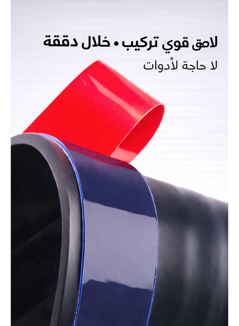 IKBEN Door Draft Stopper 200cm – Under Door Seal for Dust, Wind & Noise Blocking | Weatherproof Door Gap Blocker - Image 4