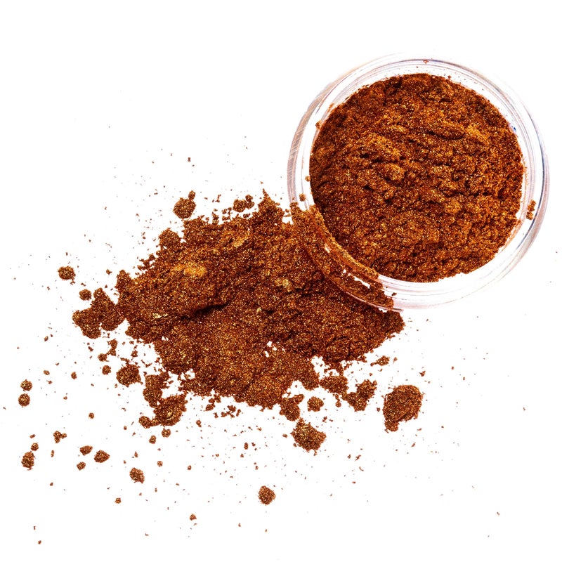 Slice of the Moon | Bronze Natural Mineral Mica Powder, 0.42oz (12g) | for Personal or Professional Use - Cosmetics, Epoxy Resin Projects, Nail Polish, Soaps, Bath Bombs, and Art Projects - Image 3