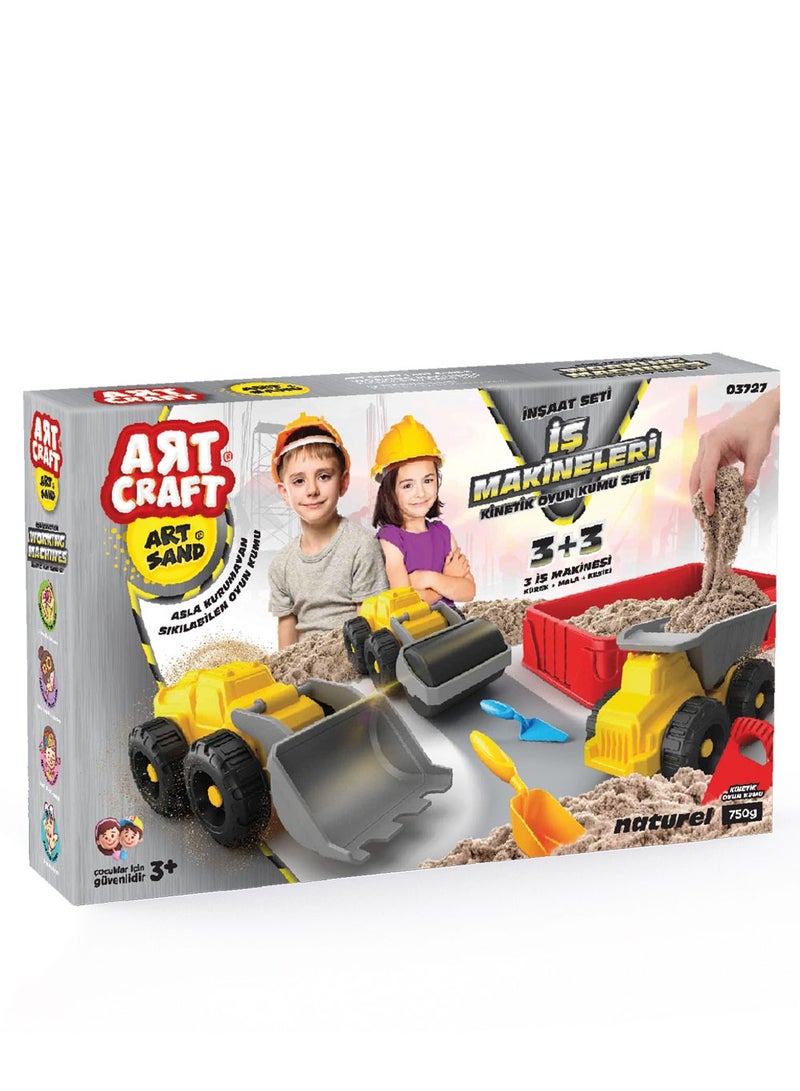 Dede Art and Craft Working Machines 750grams Playsand Set - Image 1
