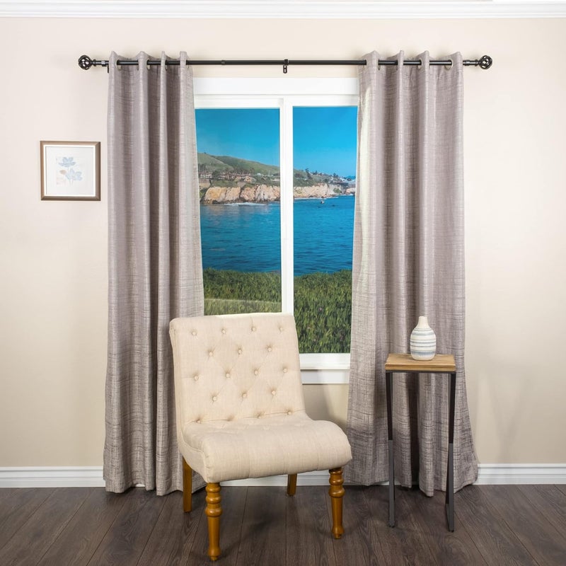 Decopolitan Cage 1 Curtain Rod Set 18 to 36 Inches Black - Image 4