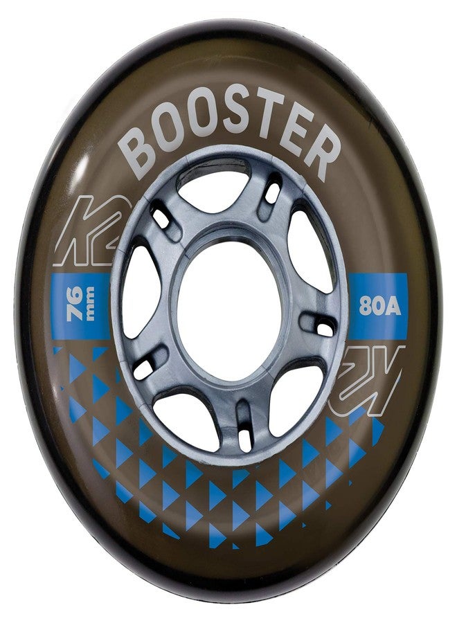 كي 2 مجموعة عجلات K2 Skate Booster 76mm / 80a رباعية العجلات، اللون: دخاني (I2104004010) - Image 1