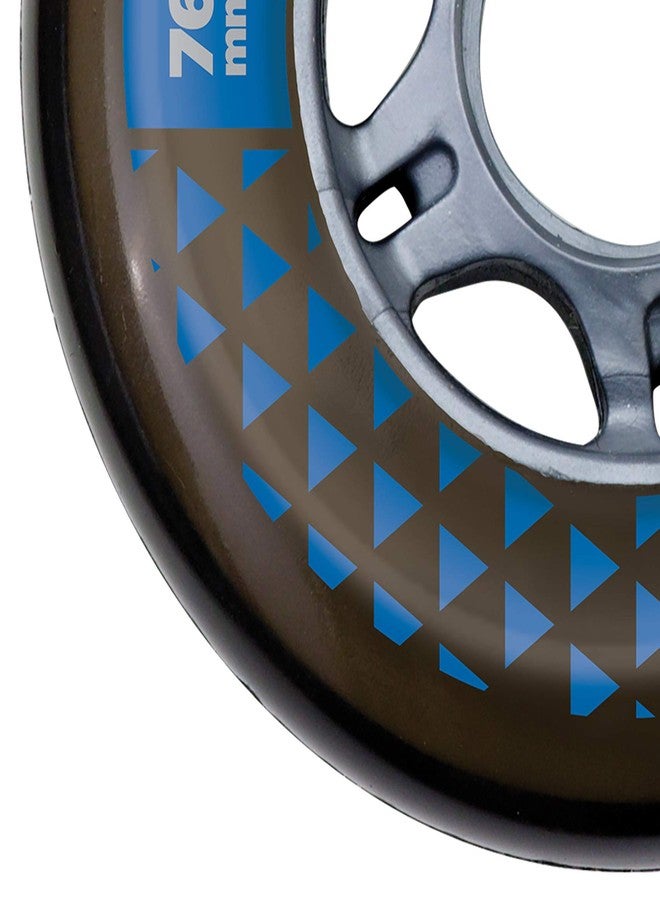 كي 2 مجموعة عجلات K2 Skate Booster 76mm / 80a رباعية العجلات، اللون: دخاني (I2104004010) - Image 4