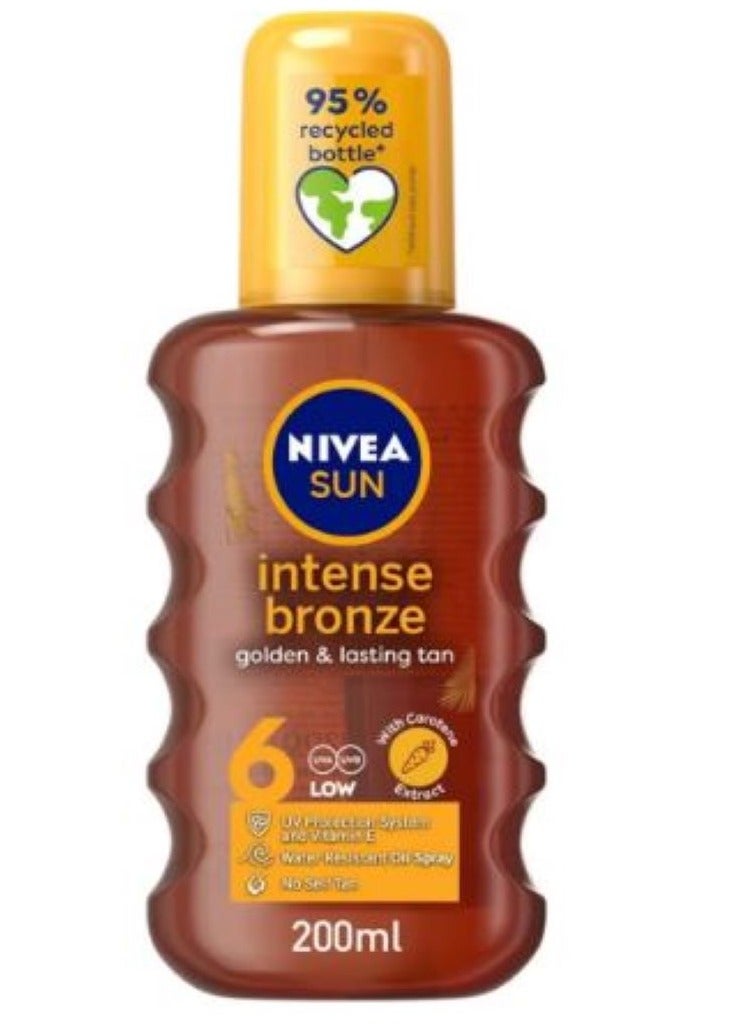 Nivea Sun Carotene Tanning Spray Oil Vitamin E6 200 ml - Image 1