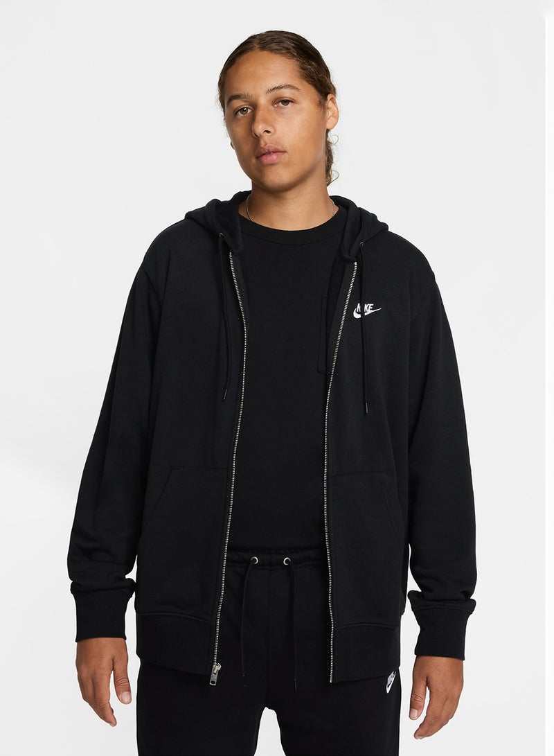 Nike Club Fleece Full-Zip Hoodie - Image 1