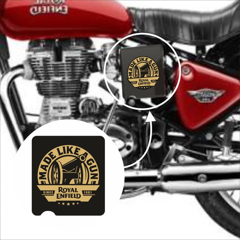 Shipshape Reflective Car Stickers with 3 Layer Lamination | Durable, Weatherproof Decals for Royal Enfield Bikes(Madelike Vector) - Image 5