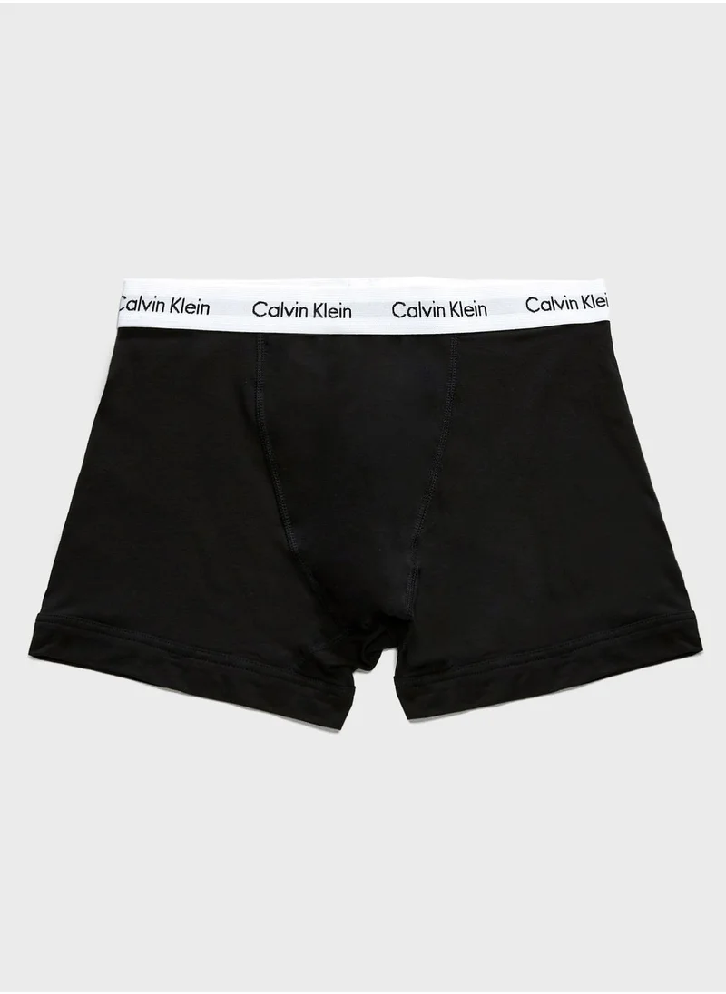 CALVIN KLEIN 3 Pack Logo Band Trunks