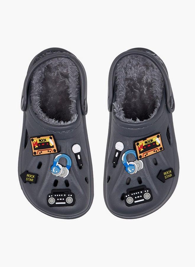 Aqua Jibbitz Accent Clogs with Backstrap - Image 3