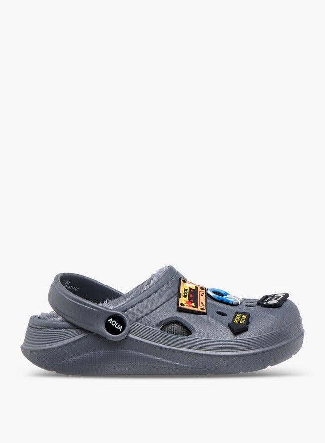 Aqua Jibbitz Accent Clogs with Backstrap - Image 2