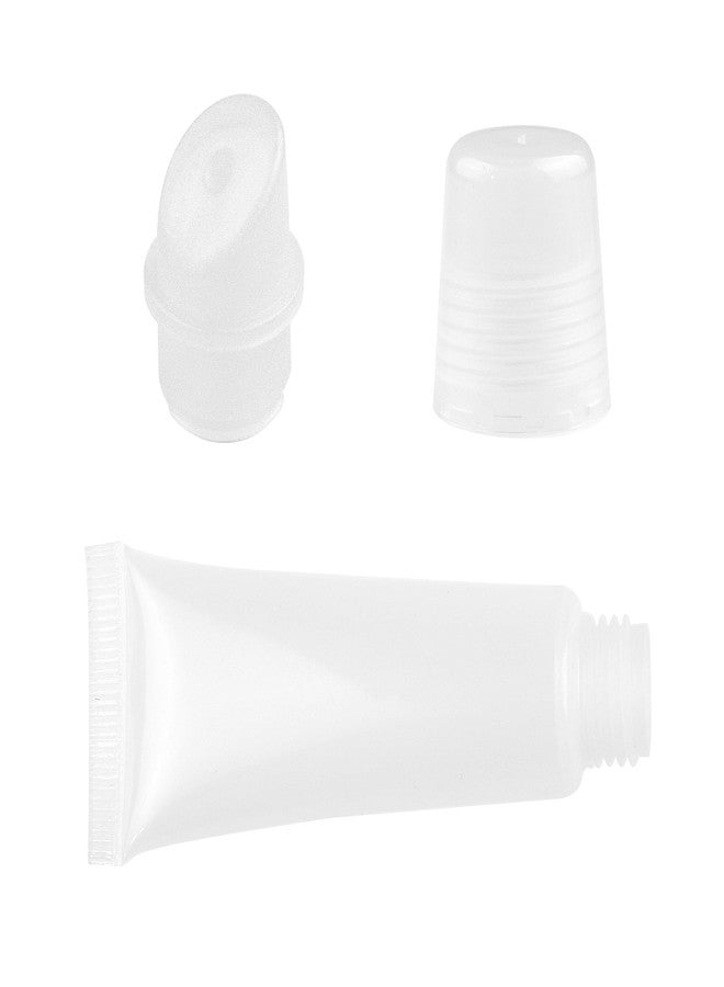 Kare Kind Kare & Kind 15-pack, 8ml Clear Empty Soft Lip Gloss Tubes- Refillable Container Bottles for Cosmetics, Makeup, Lip Gloss, Lip Balm, Accessories- for Travel, Gifts, DIY- 32 Sticker Labels Included - Image 5