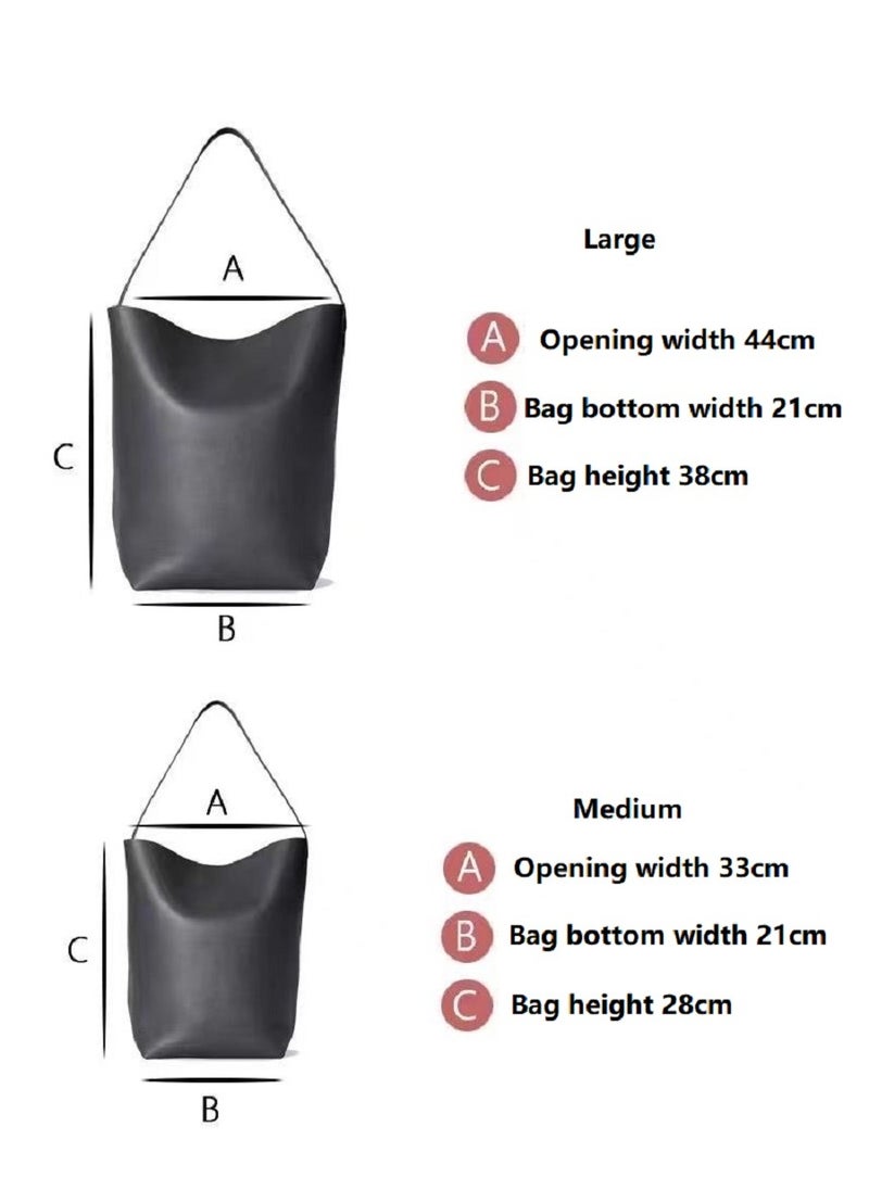 TR - THE ROW N/S Park leather tote - Image 1