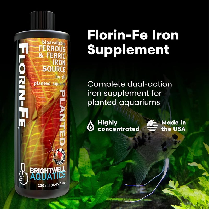 Brightwell Aquatics Florin-Fe Plant Care - Bioavailable Iron Supplement for Freshwater Aquariums, 500 ml - Image 2