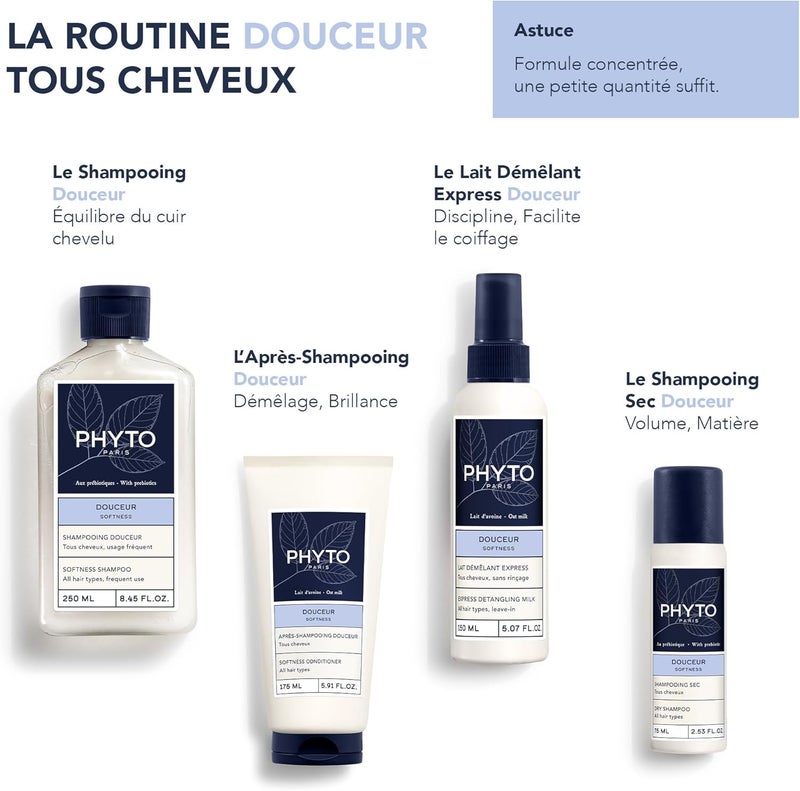 PHYTO PARIS Douceur Softness Shampoo for All Hair Types - 250ml - Image 4