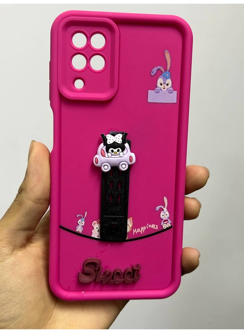 New cartoon design back cover with the word "Sweet" on it, compatible with Samsung A12 - M12 phones - Image 2