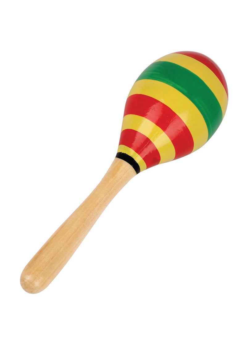 أولينو خشخيشة أطفال مصنوعة يدويًا من الخشب العاجي، آمنة وغير سامة، مثالية للاستكشاف الحسي للتسنين، هدية مثالية للرضع وحديثي الولادة - Image 1