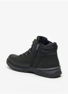Lee Cooper Mens Logo Detail Chukka Boots with Zip Closure  - Image 3