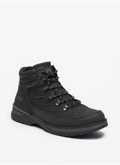 Lee Cooper Mens Logo Detail Chukka Boots with Zip Closure  - Image 1