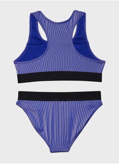 Calvin Klein Jeans Youth Logo Bralette Bikini Set  - Image 2