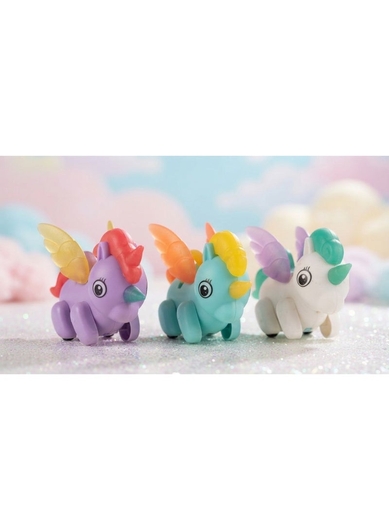 These cute and cheerful unicorn toys will bring a smile to your child's face. Safe and fun toys for children of all ages... perfect for developing imagination and creativity. 1 piece.