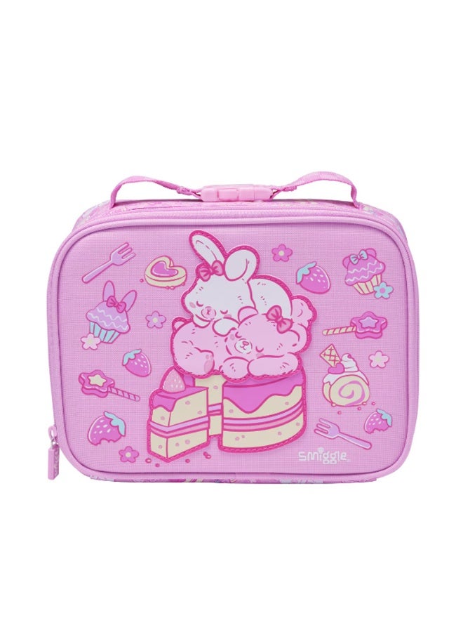 Smiggle Pink Dessert Bunny Children's Insulated Lunch Box Bag