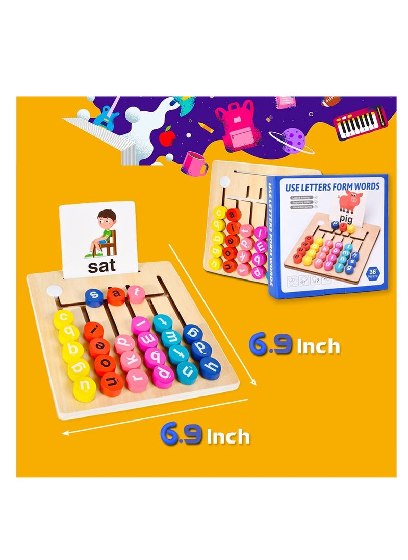 Montessori Toys for Toddlers ,Puzzle Building Blocks CVC Sight Words Game, Alphabet Learning Toy for Preschool Boys Girls - pzsku/ZFE3AE7FB494416AA5A79Z/45/_/1698749066/5ea41561-4d00-46b1-b1d3-70ee926cb1bf