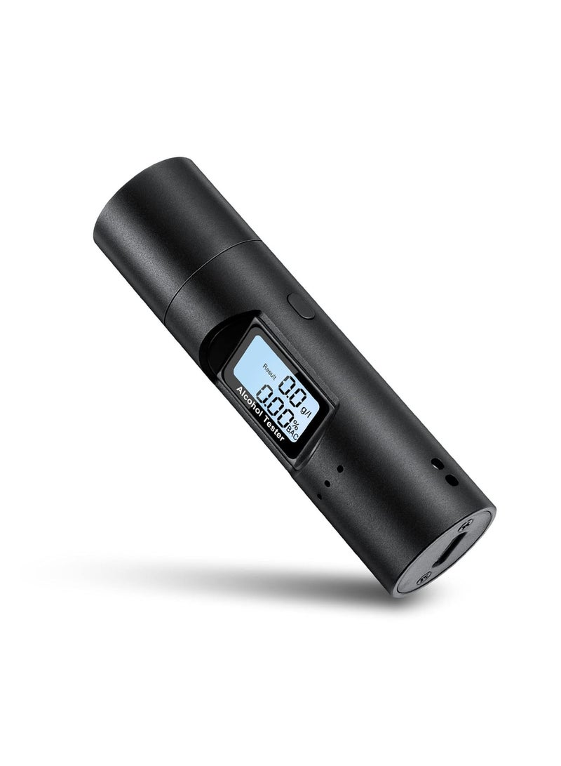 Zikra Portable Breathalyzer, Alcohol Tester Digital Led Display Quick Response, Non-Contact & High-Precision Alcohol Tester, Professional Detection Breath Analyzer Detector for Family, Personal, Driver - Image 1
