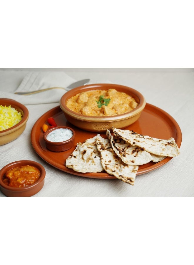 Corzana Terracotta Clay 128 ROUND CASSEROLE Nº. 30 Ø 30cm Weight: 1.60kg - Image 4