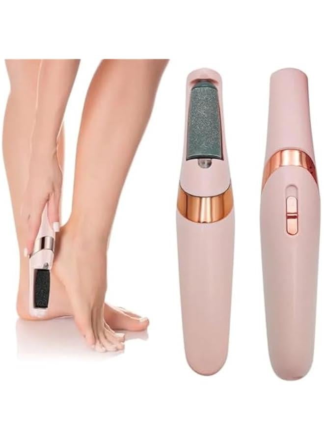 Beauenty Electric Foot File, Feet Callus Remover with 2 Speed of Replacement Rollers & LED Lights, Professional Foot Care Tools for Cracked Heels Calluses & Dead Skin,USB Rechargeable - Image 1