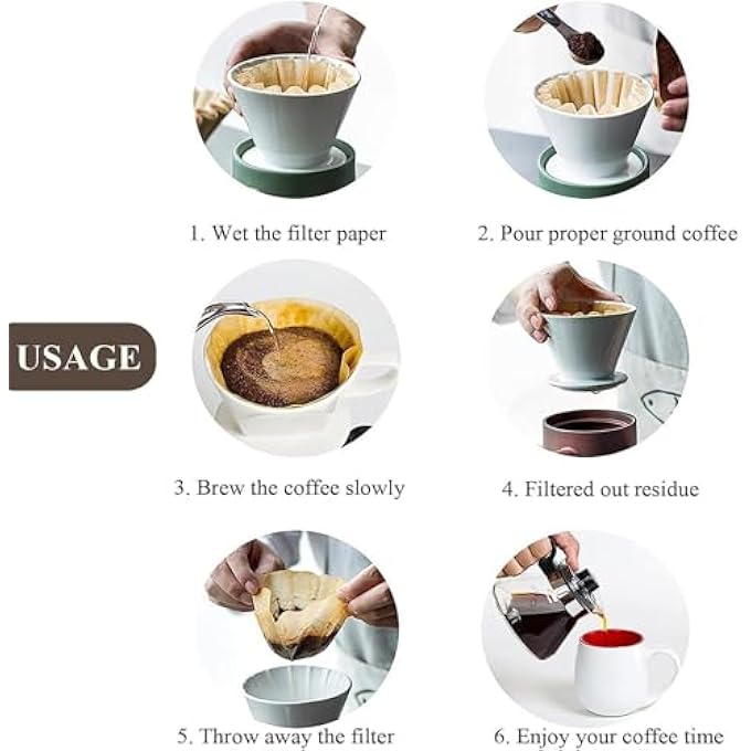rayihni 50Pcs Unbleached Basket Coffee Filters 24 Cup Disposable Large Size Paper For HomeOfficeTravel HeatResistant 100 Max  NonTearing Fits Most Drip Coffee Makers - Image 5