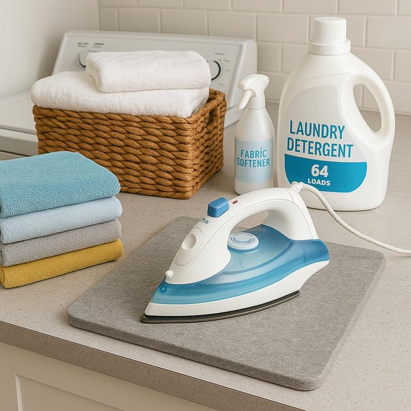 BNYD Wool Ironing Mat for Table Top – Portable Pressing Pad, Ironing Board Alternative for Quilting, Sewing & Travel Iron Anywhere (11.5" x 14.5") - Image 3