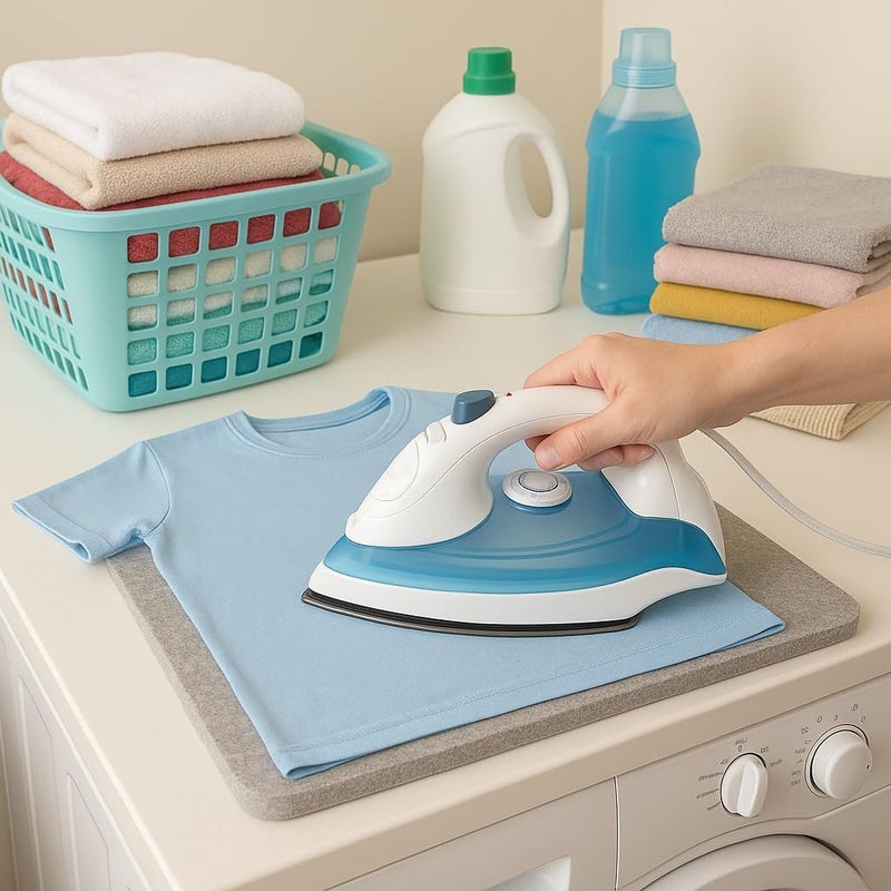 BNYD Wool Ironing Mat for Table Top – Portable Pressing Pad, Ironing Board Alternative for Quilting, Sewing & Travel Iron Anywhere (11.5" x 14.5") - Image 5